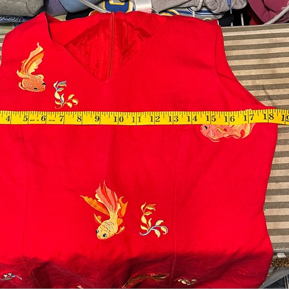 Annie Alexander Embroidered Fish Midi Dress - Picture 7 of 8